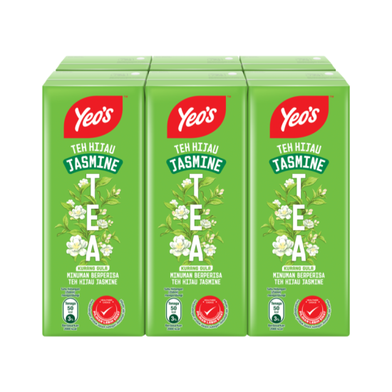 YEO'S JASMINE GREEN TEA 250ML*6