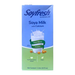SOYFRESH OMEGA HI-CALCIUM SOYA MILK 1L SOYFRESH OMEGA HI-CALCIUM SOYA MILK 1L
