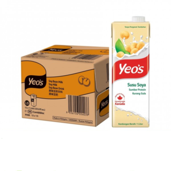 YEO'S SOYA BEAN 1L*12