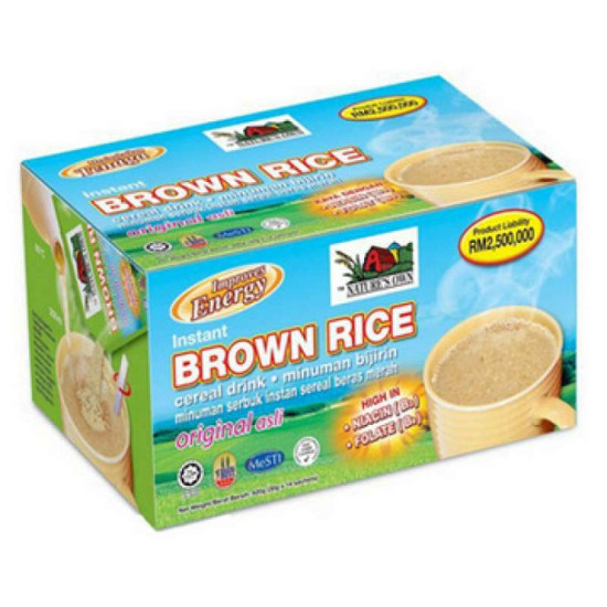 NATURE'S OWN INSTANT BROWN RICE CEREAL DRINK 30GM*14 NATURE'S OWN INSTANT BROWN RICE CEREAL DRINK 30GM*14