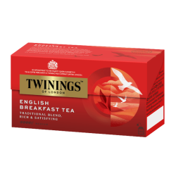 TWININGS ENGLISH BREAKFAST TEA 12GM*25 TWININGS ENGLISH BREAKFAST TEA 12GM*25