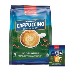 GOLD CHOICE INSTANT WHITE COFFEE CAPPUCCINO 20GM*1 GOLD CHOICE INSTANT WHITE COFFEE CAPPUCCINO 20GM*1