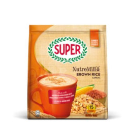 SUPER NUTREMILL CEREAL WITH BROWN RICE 30GM*15S SUPER NUTREMILL CEREAL WITH BROWN RICE 30GM*15S