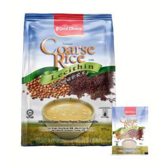 GOLD CHOICE COARSE RICE WITH LECITHIN 30GM*15