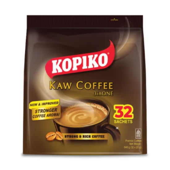 KOPIKO KAW 3IN1 COFFEE 20GM*32