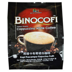 BI-NO ZAMBAI  CAPPUCCINO WHITE COFFEE 25GM*15 BI-NO ZAMBAI  CAPPUCCINO WHITE COFFEE 25GM*15
