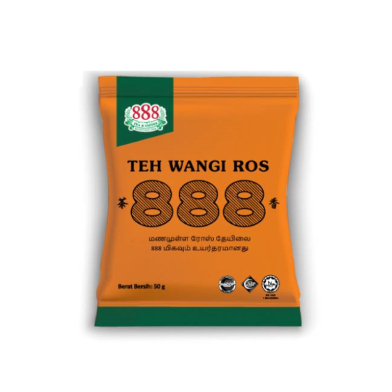 888 TEH WANGI ROS 50GM