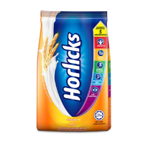 HORLICKS ORIGINAL POUCH 1.65KG HORLICKS ORIGINAL POUCH 1.65KG
