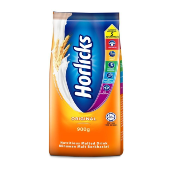 HORLICKS ORIGINAL POUCH 900GM HORLICKS ORIGINAL POUCH 900GM