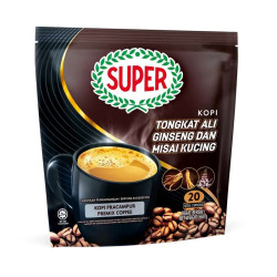 SUPER POWER TONGKAT ALI GINSENG & MISAI KUCING 30G SUPER POWER TONGKAT ALI GINSENG & MISAI KUCING 30G
