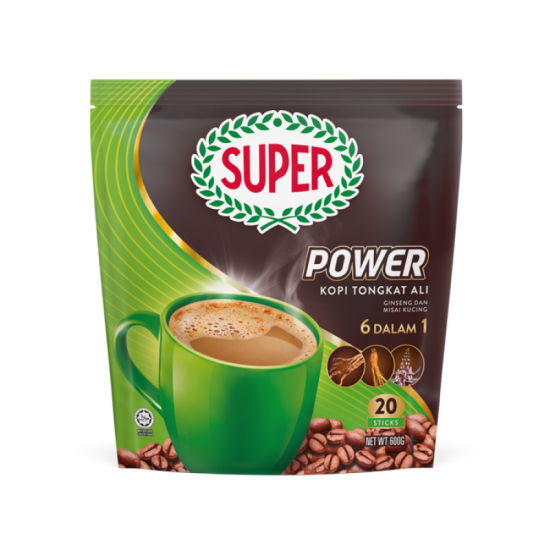 SUPER POWER TONGKAT ALI GINSENG & MISAI KUCING COF