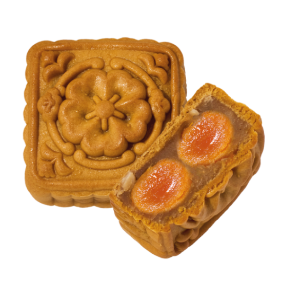 OVERSEA LOTUS 2 YOLKS MOONCAKE OVERSEA LOTUS 2 YOLKS MOONCAKE