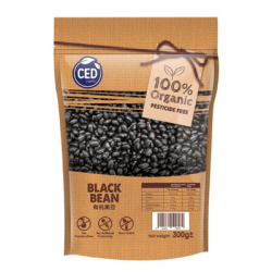 CED CERTIFIED ORGANIC BLACK BEAN 300G CED CERTIFIED ORGANIC BLACK BEAN 300G