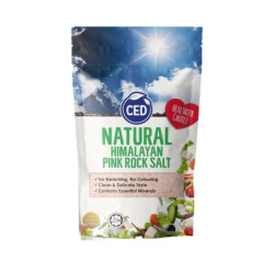 CED CERTIFIED NATURAL HIMILAYAN PINK ROCK SALT 500 CED CERTIFIED NATURAL HIMILAYAN PINK ROCK SALT 500