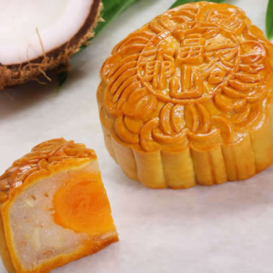 FOH SAN COCONUT 1 YOLK MOONCAKE FOH SAN COCONUT 1 YOLK MOONCAKE