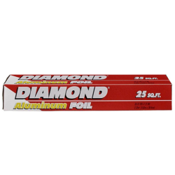 DIAMOND ALUMINIUM FOIL 25SF DIAMOND ALUMINIUM FOIL 25SF