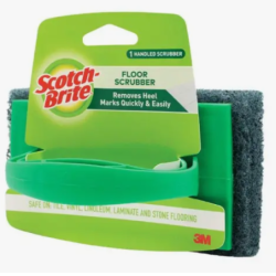 SCOTCH BRITE MULTIPURPOSE FLOOR SCRUB WITH HANDLE SCOTCH BRITE MULTIPURPOSE FLOOR SCRUB WITH HANDLE