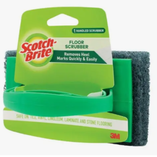 SCOTCH BRITE MULTIPURPOSE FLOOR SCRUB WITH HANDLE