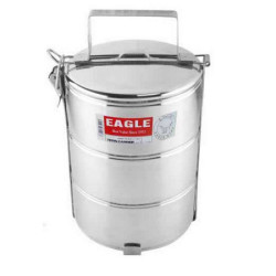 12/3CM STAINLESS STEEL TIFFIN CARRIER BB 12/3CM STAINLESS STEEL TIFFIN CARRIER BB