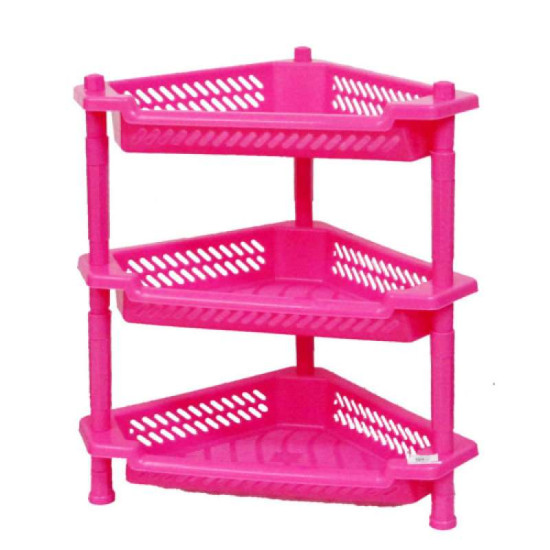 E172/3 3TIERS CORNER RACK B/B E172/3 3TIERS CORNER RACK B/B