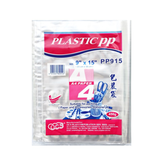 OCS PLASTIC PP 9*15 450GM