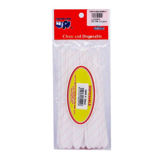 DISPOSABLE KNIFE 6' 20 PCS