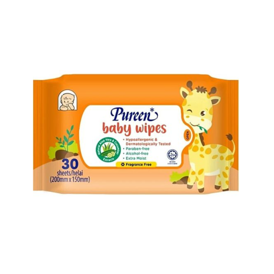 PUREEN BABY WIPES 3*10'S
