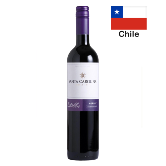 SANTA CAROLINA ESTRELLA MERLOT 750ML