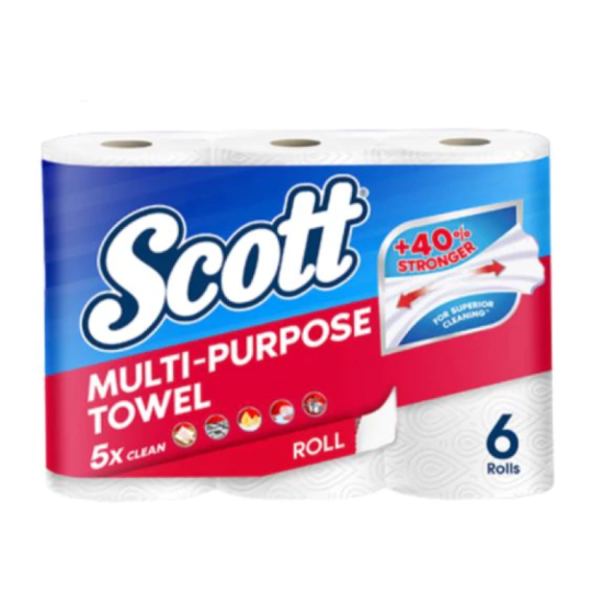 SCOTT KITCHEN TOWEL 55'S*6R