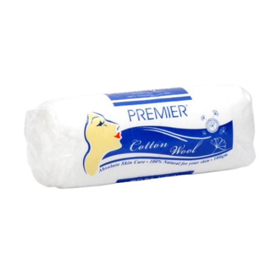 PREMIER COTTON WOOL 100GM PREMIER COTTON WOOL 100GM
