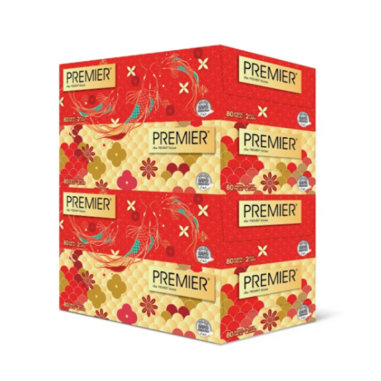 PREMIER FACIAL TISSUE (CNY) 80S*4