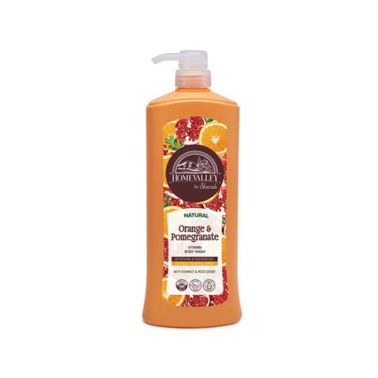 TRACIA HOME VALLEY SHAMPOO - ORANGE & POMEGRANATE 900ML