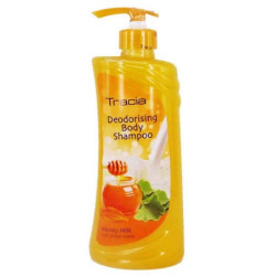 TRACIA DEO BATHROOM SHAMPOO - HONEY MILK 750ML TRACIA DEO BATHROOM SHAMPOO - HONEY MILK 750ML