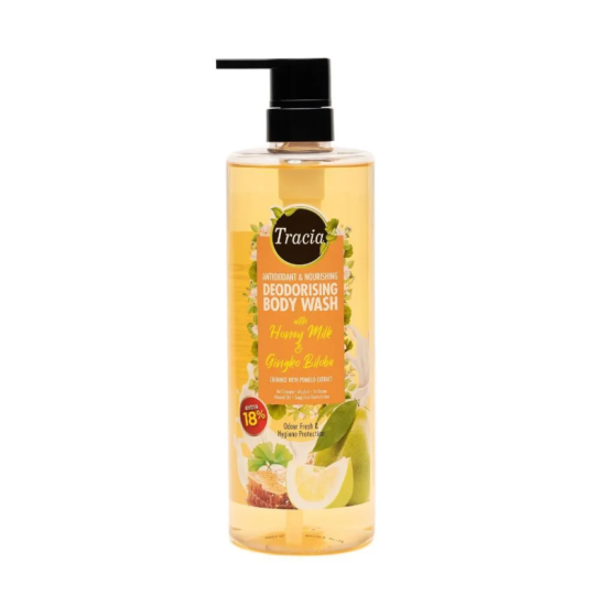 TRACIA DEO BODY SHAMPOO - HONEY MILK 885ML