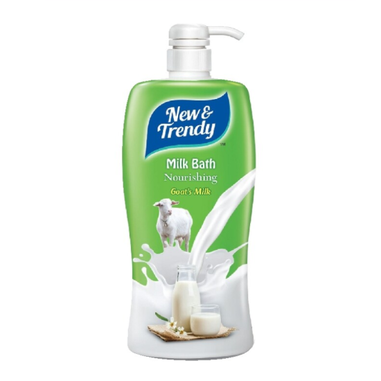 NEW TRENDY MILK BATH SHOWER GEL - GOAT MILK 850G