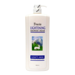 TRACIA LIGHT SHOWER CREAM - GOAT MILK 1LIT TRACIA LIGHT SHOWER CREAM - GOAT MILK 1LIT