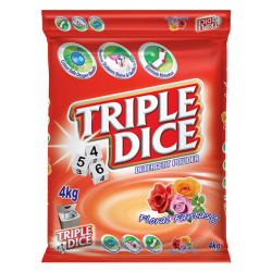 TRIPLE DICE POWDER FLORAL 4KG TRIPLE DICE POWDER FLORAL 4KG