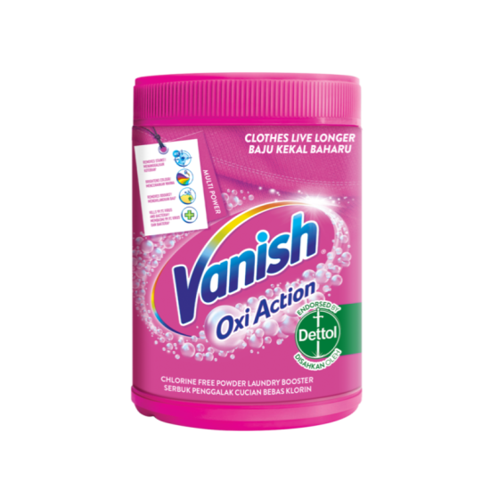 VANISH POWDER O2 MULTI-PURPOSE STAIN REMOVER 500GM