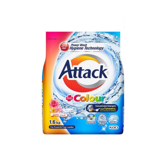 KAO ATTACK DETERGENT POWDER COLOUR 1.6KG