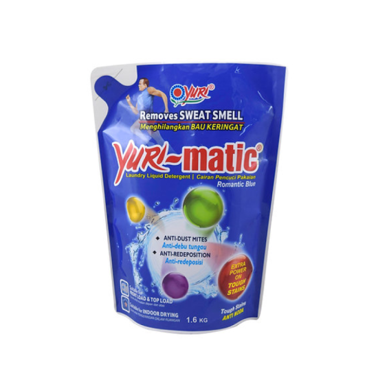 YURI MATIC LIQUID DETERGENT (REFILL) TOUGH STAINS 1.6KG