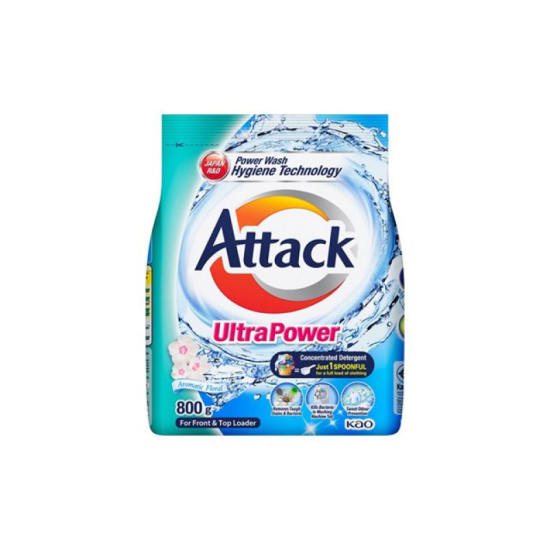 KAO ATTACK DETERGENT  POWDER ULTRA POWER 800GM