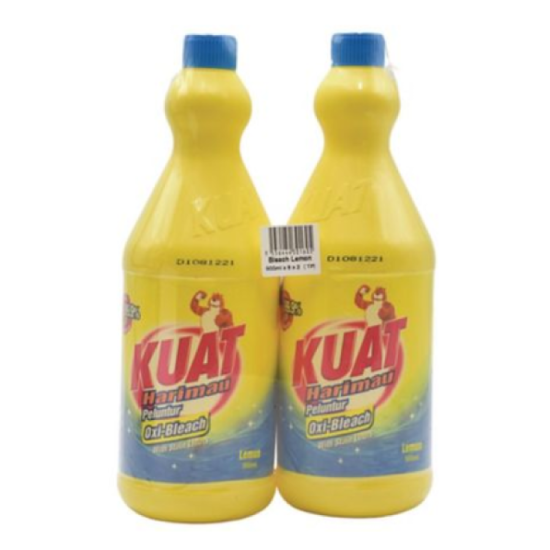 KUAT HARIMAU BLEACH LEMON (TP) 900ML*2 KUAT HARIMAU BLEACH LEMON (TP) 900ML*2