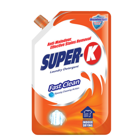 SUPER-K LIQUID FAST CLEAN LAUNDRY DETERGENT 1.8KG