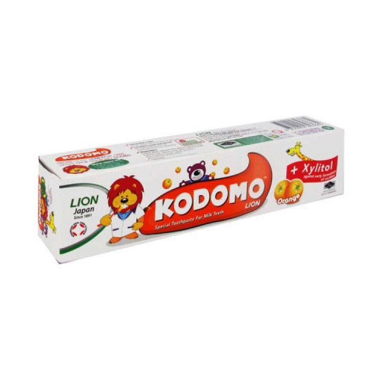 KODOMO LION TOOTHPASTE - ORANGE 80GM