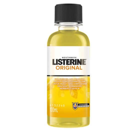 LISTERINE MOUTHWASH RINSE ORIGINAL 100ML