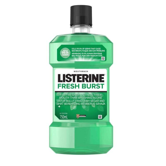 LISTERINE MOUTH RINSE FRESH BURST 750ML