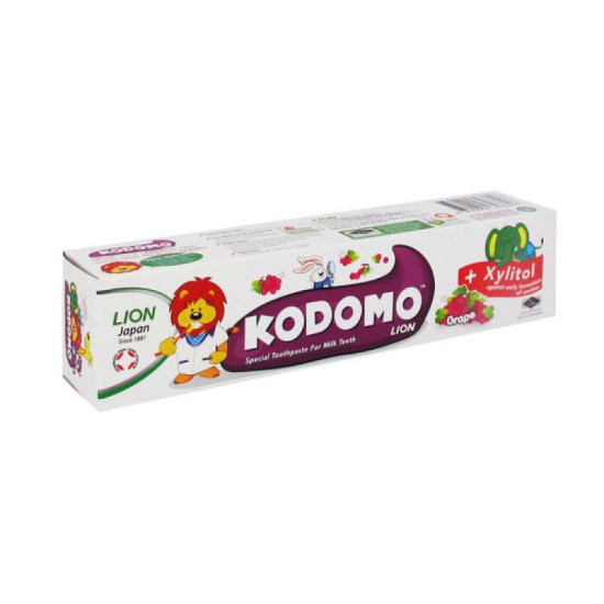 KODOMO LION TOOTHPASTE - GRAPE 80GM