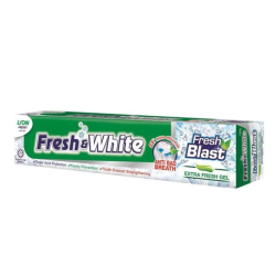 FRESH & WHITE TOOTHPASTE BLAST - EXTRA FRESH 160GM FRESH & WHITE TOOTHPASTE BLAST - EXTRA FRESH 160GM