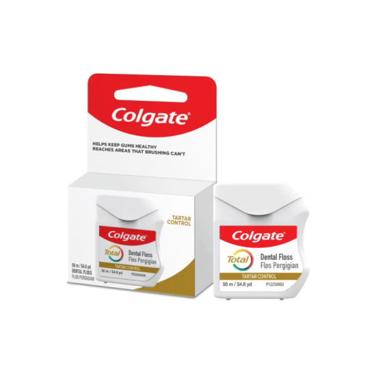 COLGATE TOTAL DENTAL FlOSS TARTAR CONTROL 50M