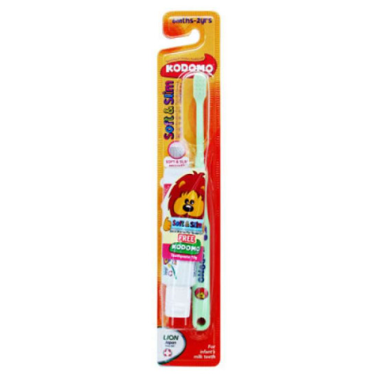 KODOMO SOFT & SLIM TOOTHBRUSH (6MTH-2YRS) 1's